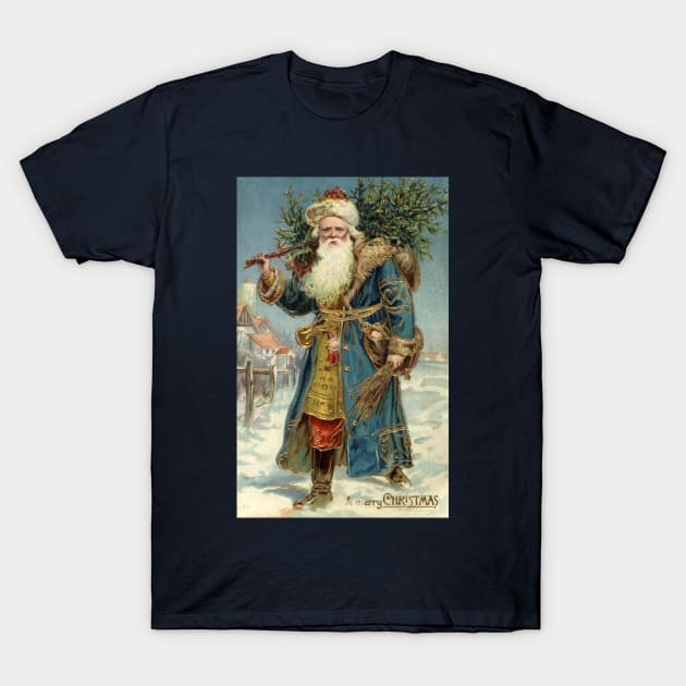 Victorian Santa Claus T-Shirt by MasterpieceCafe